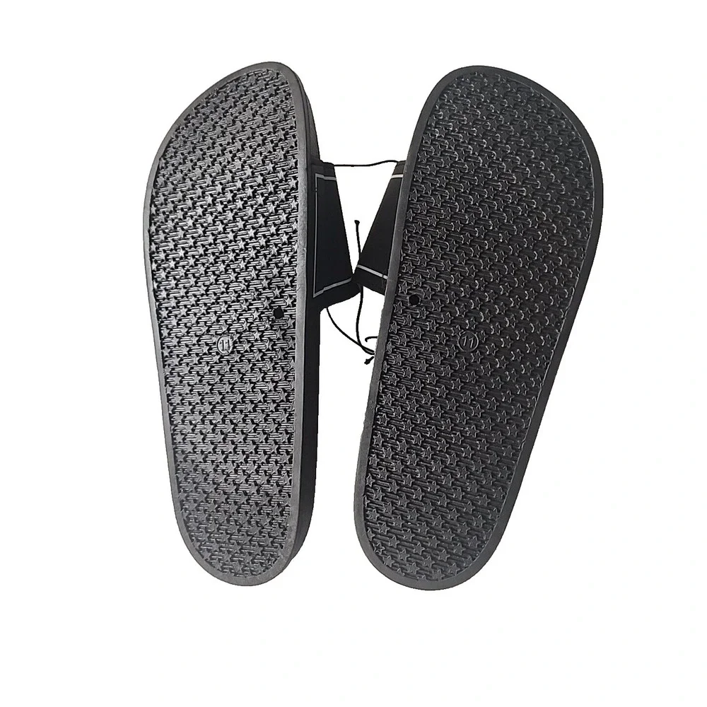Mission‎ Ridge Men's Slides Black Strap Sandals Shoes Size 10/11 Brand New